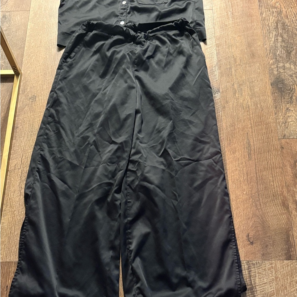 Express Black Wide Leg Jumpsuit